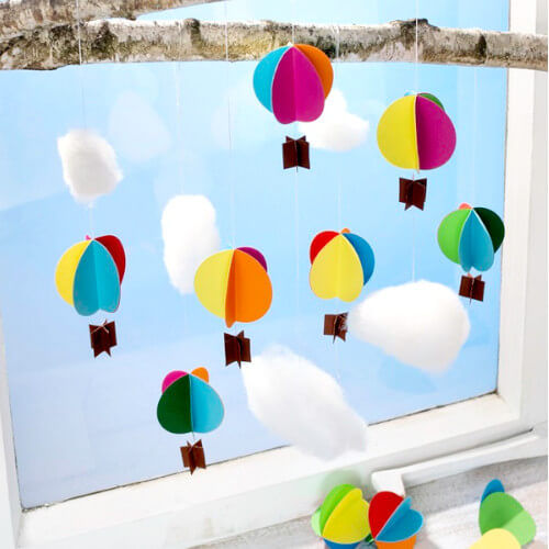 efco Basteltipp Heissluftballons