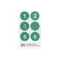 Preview: Adventskalender Zahlen Sticker grün