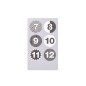 Preview: PaperPoetry Sticker Zahlen Adventskalender rund