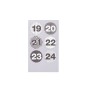 Preview: Zahlensticker Adventskalender von Rico Design