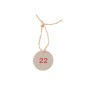 Preview: Adventskalenderzahlen Graukarton Rico Design