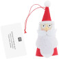 Preview: Aufhänger Filz-Weihnachtsmann mit langem Bart Rot/Weiß von Rico Design erhältlich im Bastelshop AmOlenDiek
