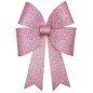 Preview: Bastelset XL-Schleife glitter pink