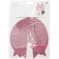 Preview: Verpacktes Bastelset XL-Schleife glitter pink