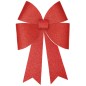 Preview: Bastelset XL-Schleife glitter rot matt