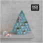 Preview: Dekorationsbeispiel mit Baumschmuck Zuckerstange aus Glas an Adventskalender