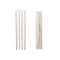 Preview: Bleistifte Glitter weiß 4 Stück