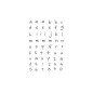 Preview: Clearstamps Alphabet Kleinbuchstaben von efco