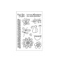 Preview: Clearstamps Blumen transparent von efco creative