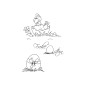 Preview: Clearstamps Frohe Ostern Osternester von efco
