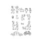 Preview: Clearstamps Dorfleben von efco