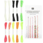Preview: DIY Freundschaftsarmbänder Set Neon Colours Garne in einer Übersicht