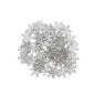 Preview: Streudeko Schneeflocke silber von Rico Design