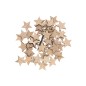 Preview: Dekostreuer Holzsterne natur von Rico Design