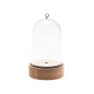 Preview: Dekohaube klein S - Acrylhaube mit MDF-Sockel
