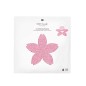 Preview: Filz Untersetzer 6 Stück Kirschblüte pink
