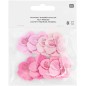 Preview: Filzstreu Stiefmütterchen rosa Mix 8-teilig