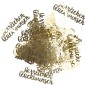 Preview: Flitter Herzlichen Glückwunsch goldfarben