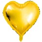 Preview: Folienballon Herz goldfarben
