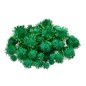 Preview: Glitter Pompons grün 40 Stück