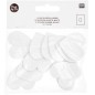 Preview: Holzherzen groß weiß verpackt von Rico Design