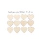 Preview: Herzen Holz 40 x 38 mm