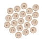 Preview: Holzknopf 18 mm 20 Stück