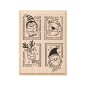 Preview: Holzstempel Weihnachtsgrüße von HEYDA