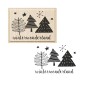 Preview: Holzstempel Winterwonderland mit Motivabbildung