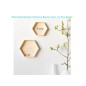 Preview: Dekobeispiel Holzstreu Blumen bunt von Rico Design