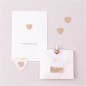 Preview: Dekorationsbeispiel Holzstreu Herz gold von Rico Design