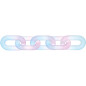 Preview: itoshii Kettenglieder matt pink-blau