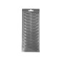 Preview: Sticker Fisch Taufe silber