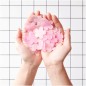 Preview: Konfetti Kirschblüten pastell rosa Mix aus Seidenpapier