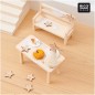 Preview: Kuchenset Miniatur Beispiel gedeckter Tisch