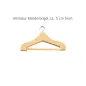 Preview: Miniatur Kleiderbügel Holz 5 cm