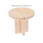 Preview: Miniatur Tisch rund 8 x 8 x 6,5 cm