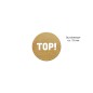 Preview: Kleiner Holzstempel mit Aufschrift TOP!