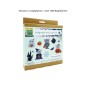 Preview: Halloween Kit mit rund 1400 Perlen und 2 Legeplatten