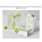 Preview: Kombi-Möglichkeiten Bodenbeutel grün-weiß und andere Geschenkverpackungen