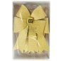 Preview: Verpackte Picker Schleife gold 7 x 15 cm 6 Stück