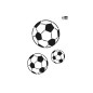 Preview: Schablone Fußball A4 universell einsetzbar
