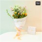 Preview: Anwendungsbeispiel Seidenpapier Pixel Blumen