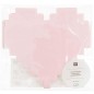 Preview: Servietten Pixel Herz rosa 20 Stück