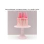 Preview: Dekorationsbeispiel Spiralkerzen pinkmix von Rico Design