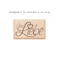 Preview: Stempel Alles Liebe Stempelgröße ca. 70 x45 mm