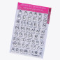 Preview: Silikonstempel einzelne Buchstaben