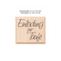 Preview: Stempel Einladung zur Taufe 62 x 55 mm