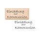 Preview: Stempel Einladung Kommunion mit Motivabbildung
