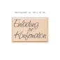 Preview: Stempel Einladung zur Konfirmation mit Motivgröße
